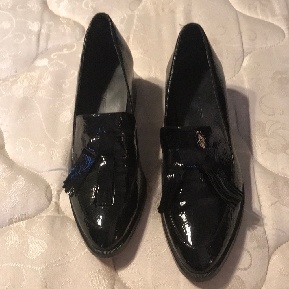 Rebecca Minkoff paten-leather drees shoes